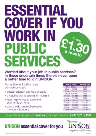Recruitment A3 poster - Public Services
