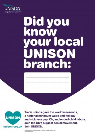 Heart unions poster