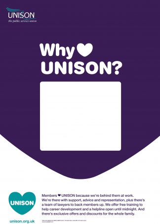 Heart UNISON poster to advertise event details