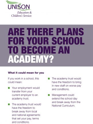 Are there plans for your school to be an Academy?