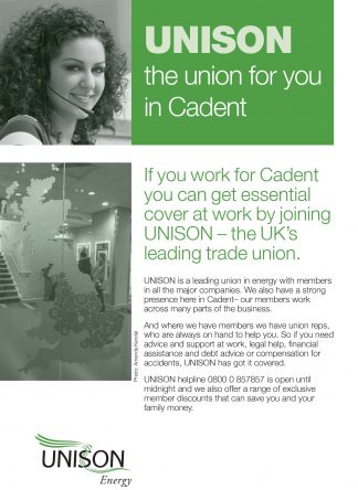 UNISON the union for you in Cadent