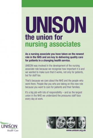 UNISON - the union for nursing associates