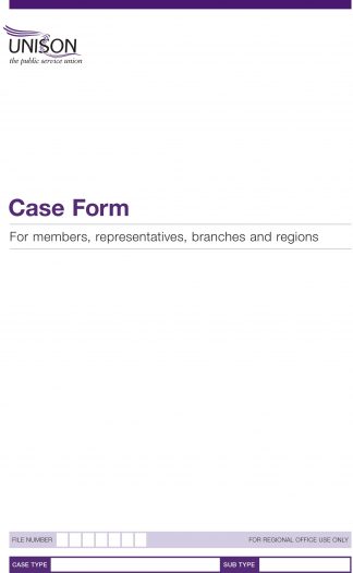 Case management form