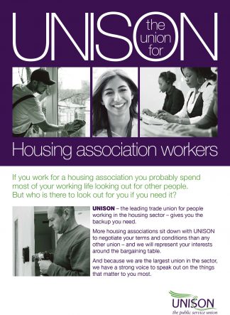 UNISON the union for staff in housing associations