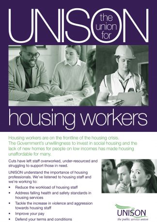 Housing workers leaflet