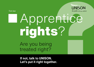 Apprentice rights? Let’s put it right together. Postcard