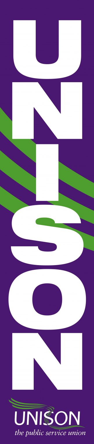 UNISON Vertical Placard