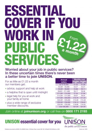 Recruitment A4 poster Public Services (Northern Ireland)