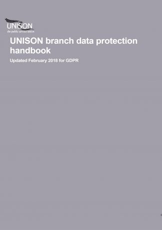 Privacy and data protection - a guide for branches
