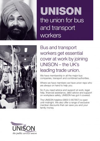 UNISON - the union for bus and transport workers