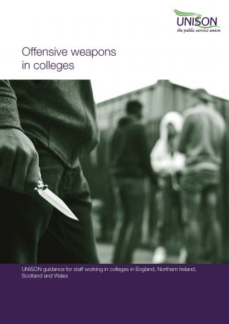 Offensive weapons in colleges