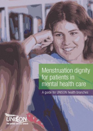 Menstruation dignity for patients in mental health care