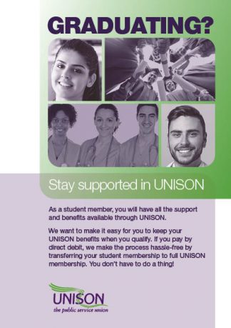 Healthcare student retention leaflet