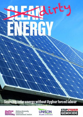 Clean/Dirty Energy:  Sourcing Solar Energy without Uyghur Forced Labour