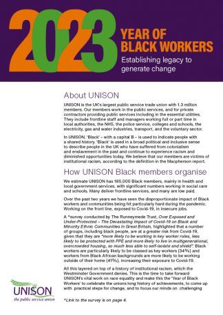 2023 Year of Black Workers - leaflet