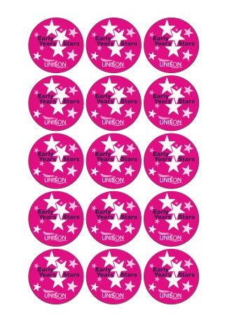 Early Years Stars – stickers