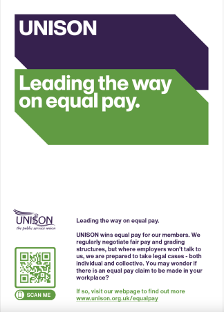 Equal Pay campaign poster