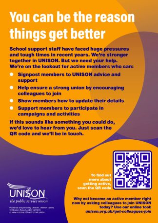 2024 Becoming a more active schools member - poster