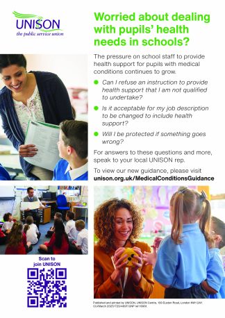 Supporting pupils at school with medical conditions - poster