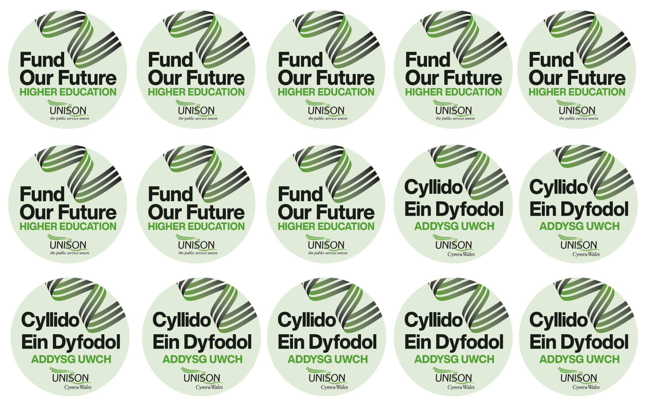 2025 HE Fund Our Future - stickers