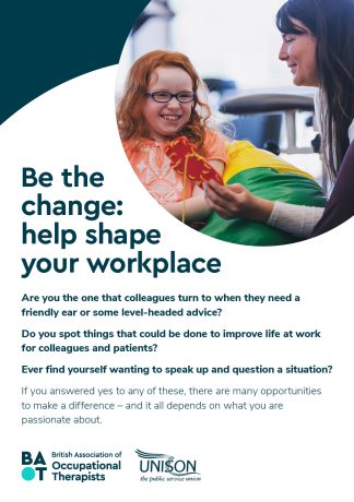 BAOT steward recruitment leaflet