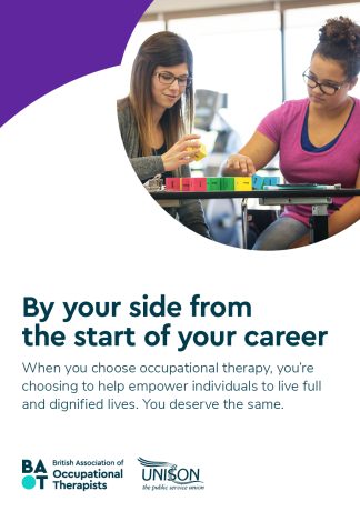 BAOT student recruitment leaflet