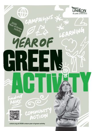 A4 Year of green activity poster