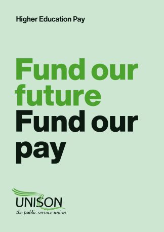 2025/26 HE Industrial action A2 placard