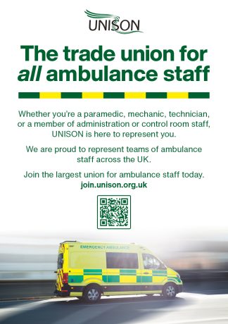 Ambulance recruitment flyer