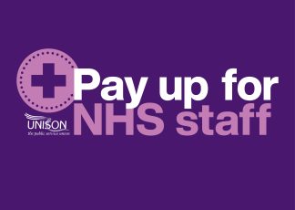 NHS Pay placard (A3)