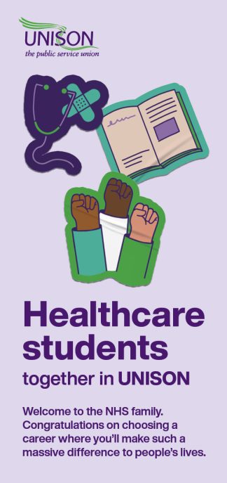 Healthcare student booklet for recruitment