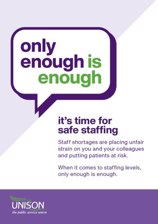 Only Enough is Enough leaflet